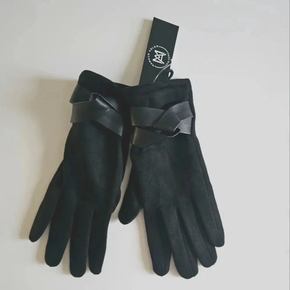 Marcus Adler Women's Bow Ultra Cozy Jersey Touchscreen Glove